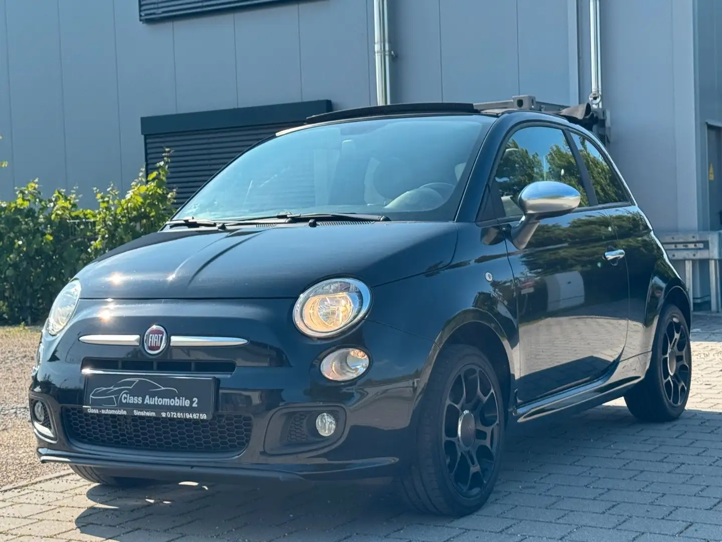 Fiat 500 S Cabrio Sport /MFL/PDC Negru - 2