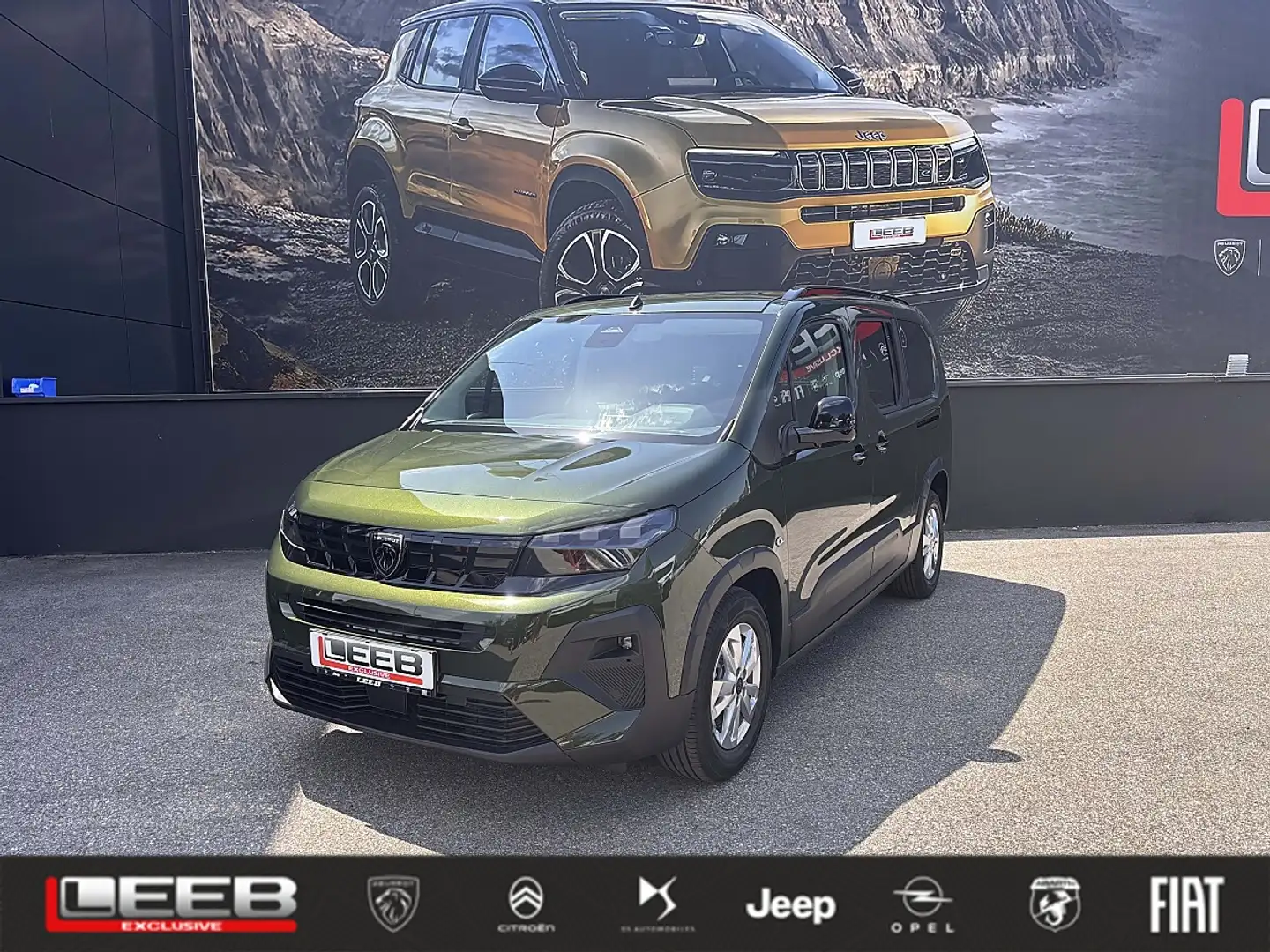 Peugeot Rifter Lang Diesel 100 Allure 6-Gang inkl. Style Pack,... Grün - 1