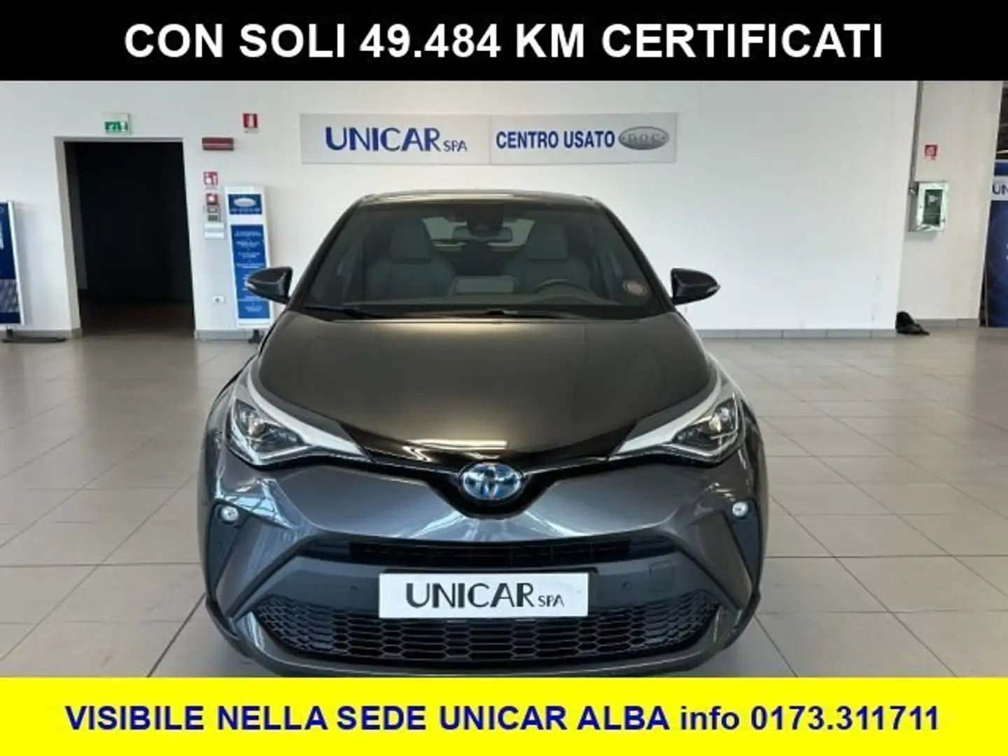 Toyota C-HR 1.800 BENZINA FULL HYBRID 98 CV LOUNGE Grau - 2