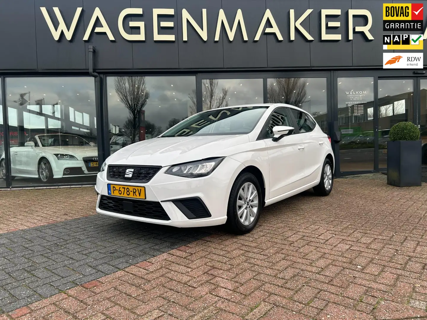 SEAT Ibiza 1.0 EcoTSI Style Clima|Cruise|Carplay|DealerOH Wit - 1