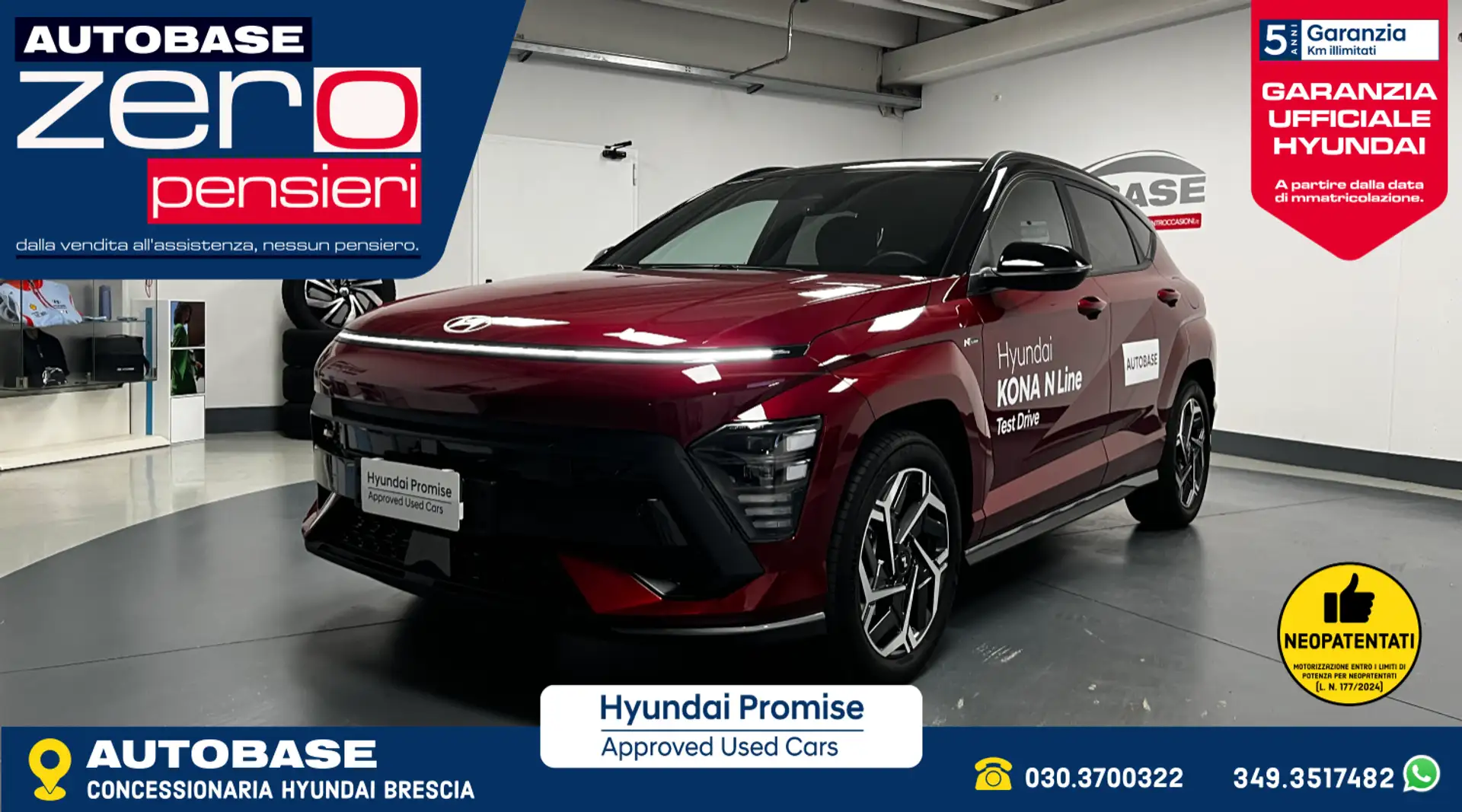 Hyundai KONA 1.6 gdi hev NLine 2wd 138cv dct Rot - 1