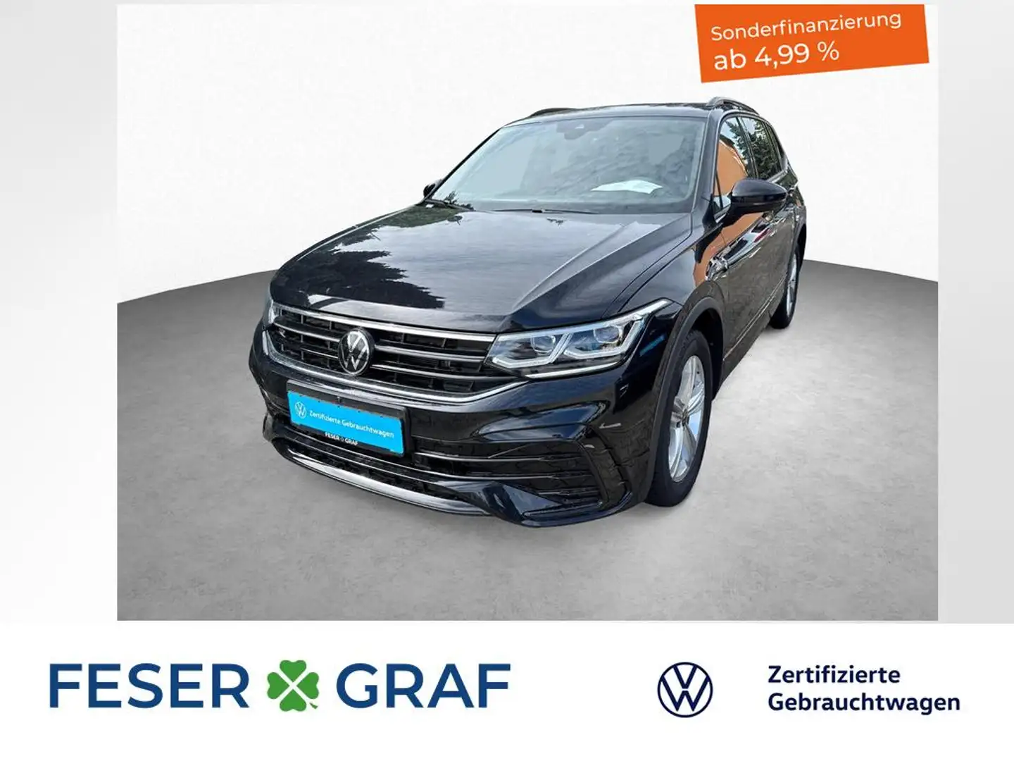 Volkswagen Tiguan Allspace R-Line 2.0 TDI 7-DSG BlackStyle Schwarz - 1