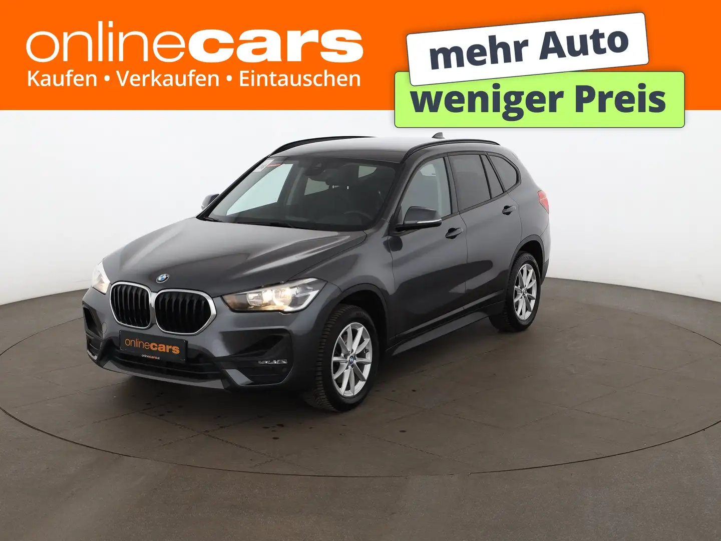 BMW X1 sDrive 18d Advantage AHK LEDER SITZHZG TEMP Grau - 1