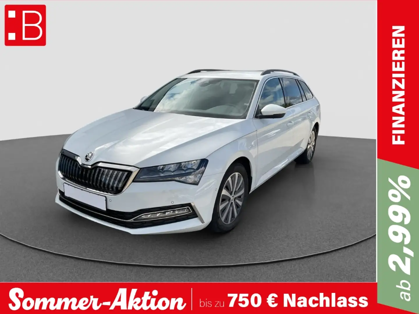 Skoda Superb Combi 1.4 TSI iV Ambition STANDH AHK NAVI Alb - 1