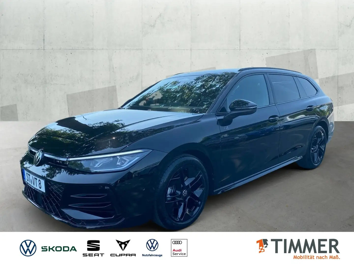 Volkswagen Passat Variant 2.0 TDI DSG R-LINE BLACK *H&K *AHK *IQ.LIGHT Schwarz - 1