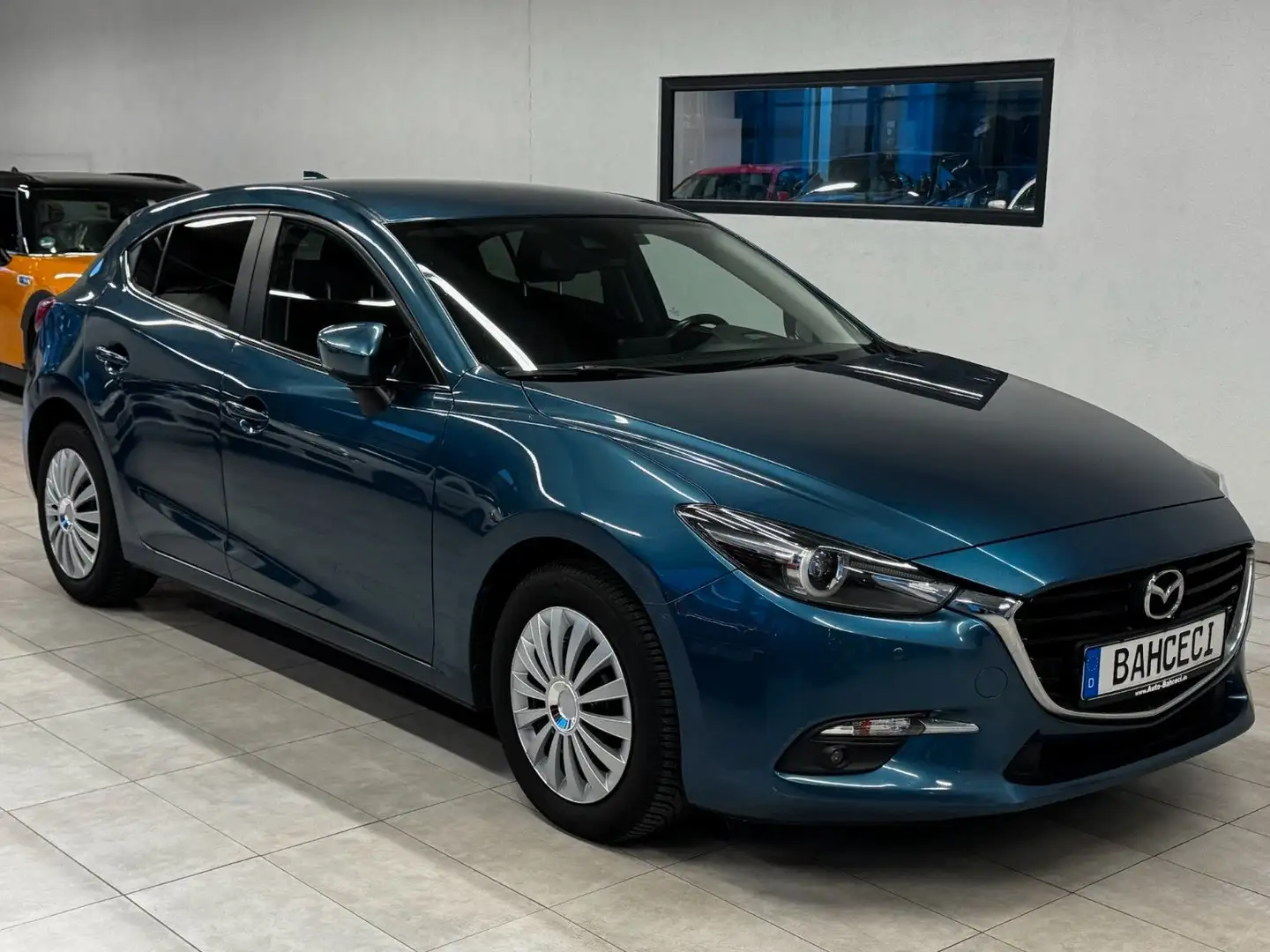 Mazda 3 Sports-Line*LED*HuD*AHK*BOSE*Navi*RFK*Beh.Lenk Blau - 1