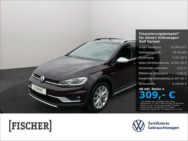 Volkswagen Golf VII Alltrack 1.8TSI 4Motion DSG LED Navi ACC Stand