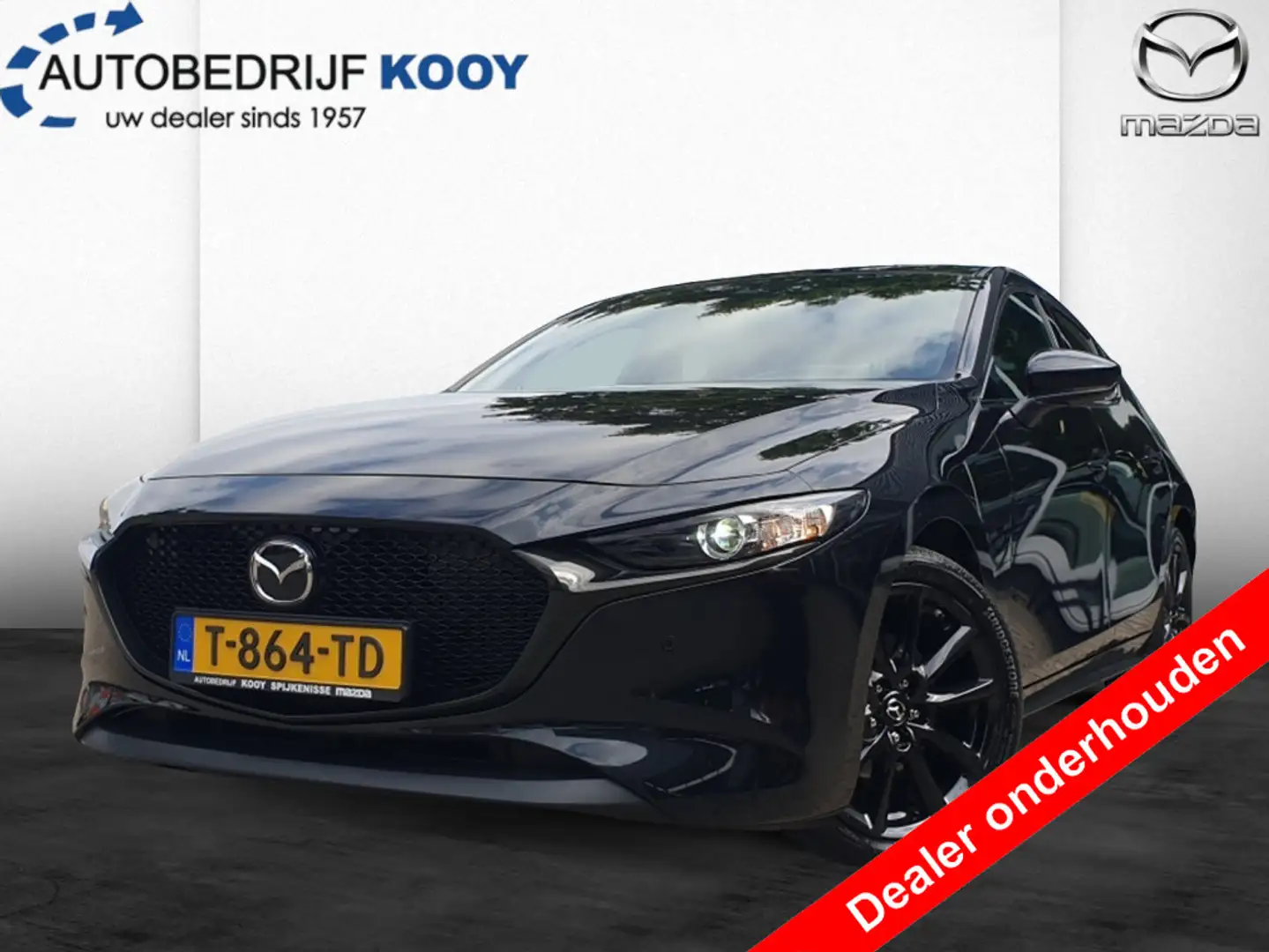 Mazda 3 2.0 eSkyActiv-G Homura / Automaat / Carplay-Androi Zwart - 1