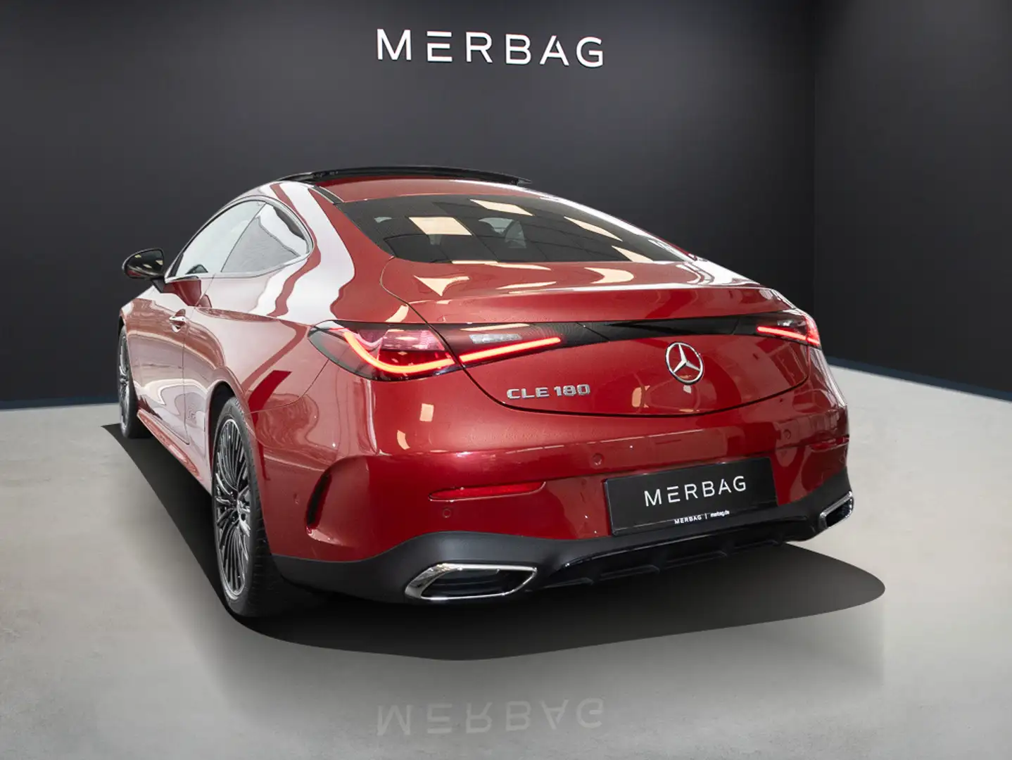 Mercedes-Benz CLE 180 Coupé Pano Sport ParkAss. LED Memory LM Rouge - 2