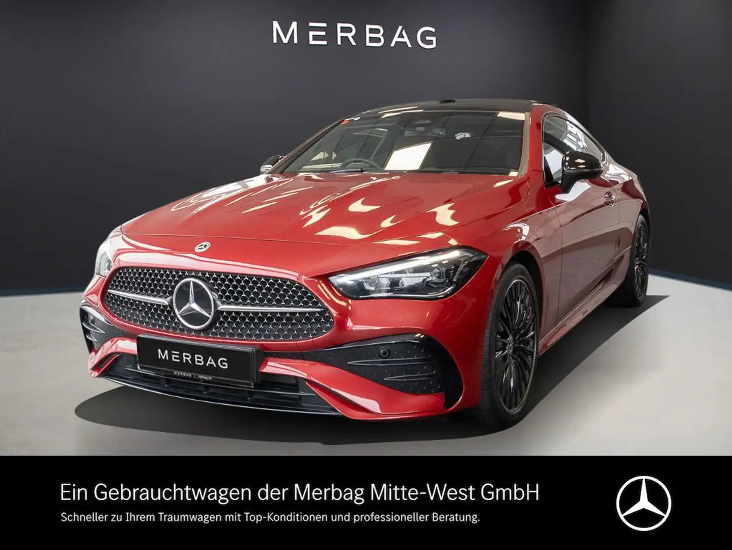 Mercedes-Benz CLE 180 Coupé Pano Sport ParkAss. LED Memory LM Rouge - 1