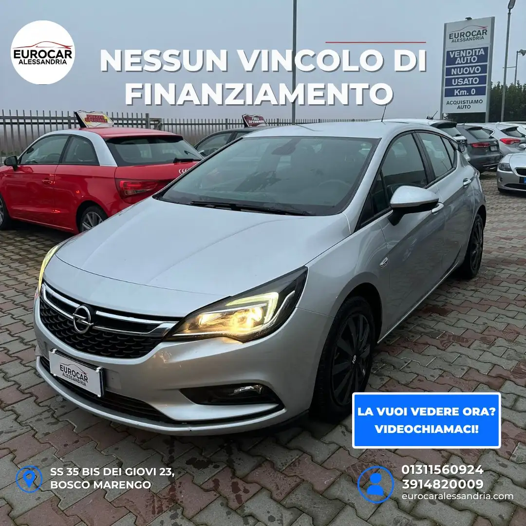 Opel Astra 5p 1.6 cdti Advance s&s 110cv Argento - 1