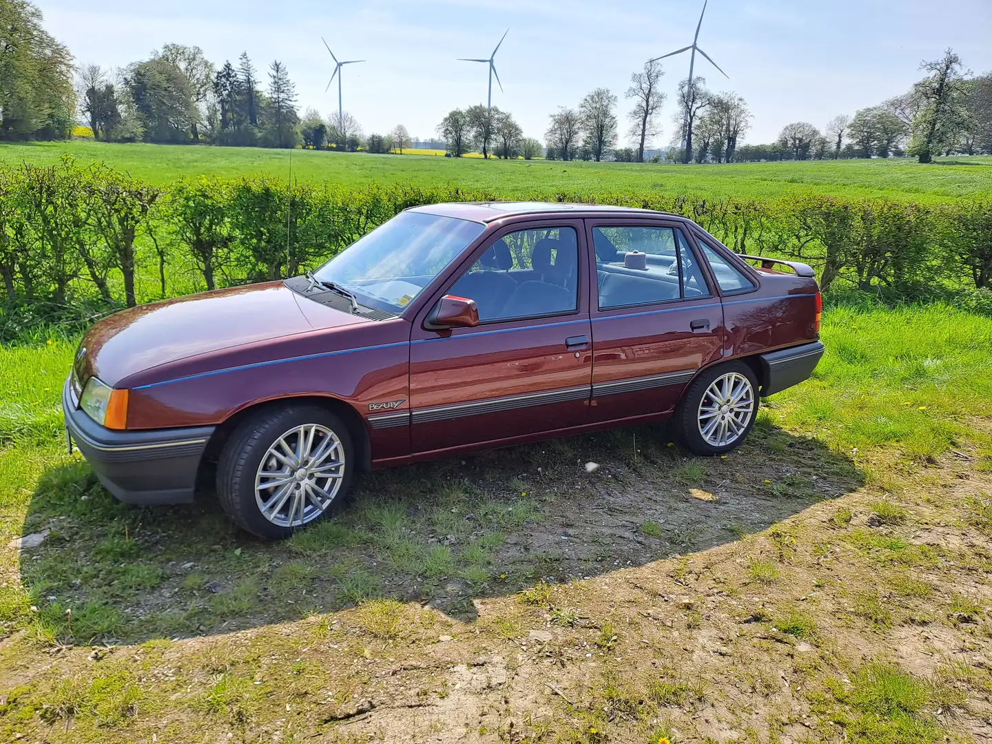 Opel Kadett E 1.6i Beauty, *Autom.*Lack neu*TOP-Zustand*H-Kz. Kırmızı - 1
