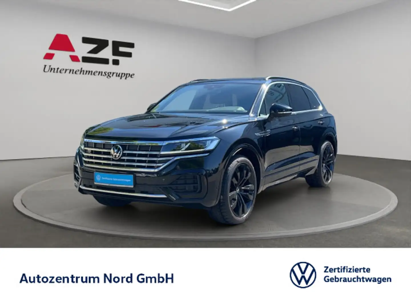 Volkswagen Touareg 3.0 TDI 4M Tip. R-Line AHK+STANDHZG.+NAV Nero - 1