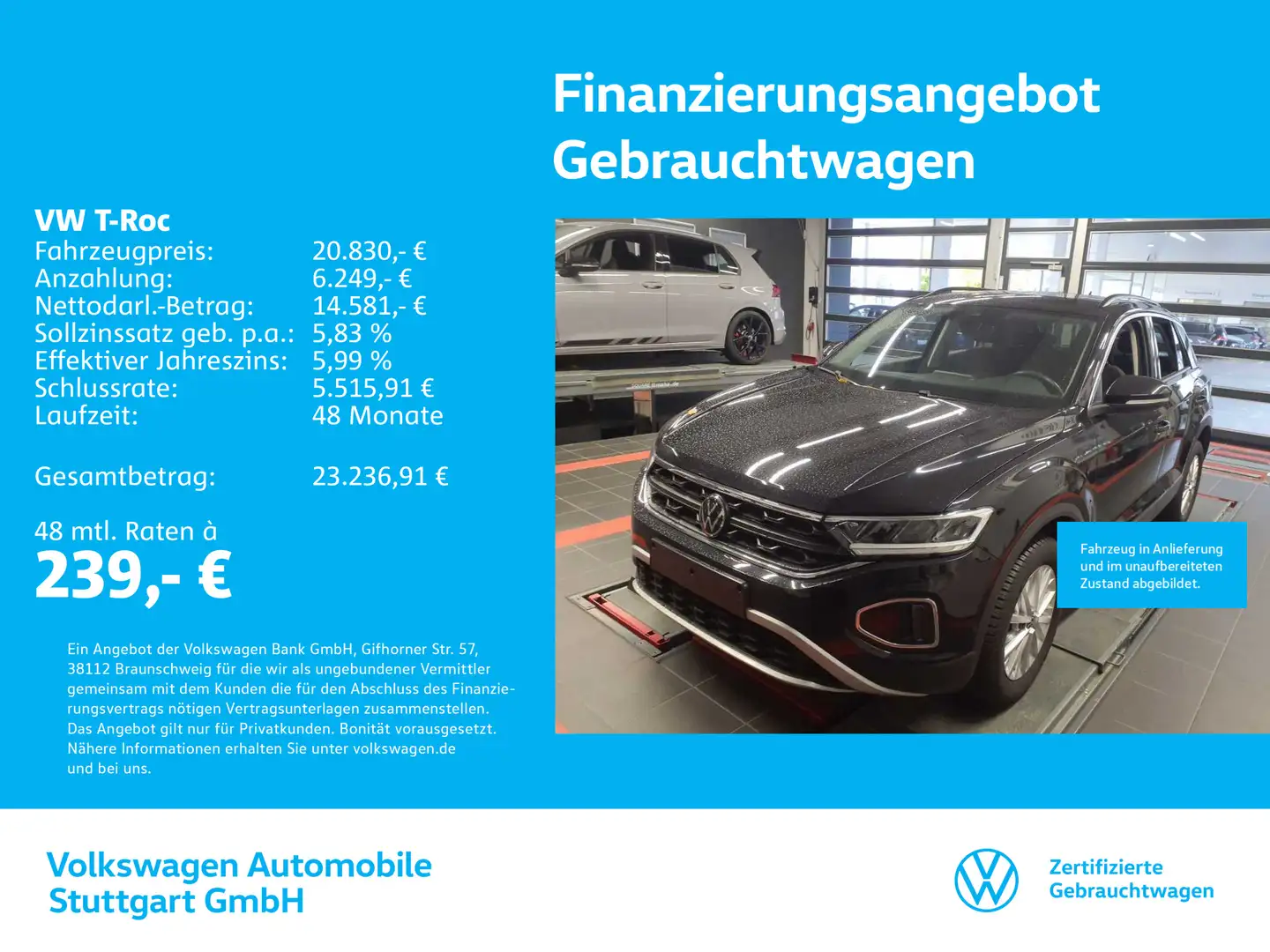 Volkswagen T-Roc Life 1.0 TSI Navi Schwarz - 1