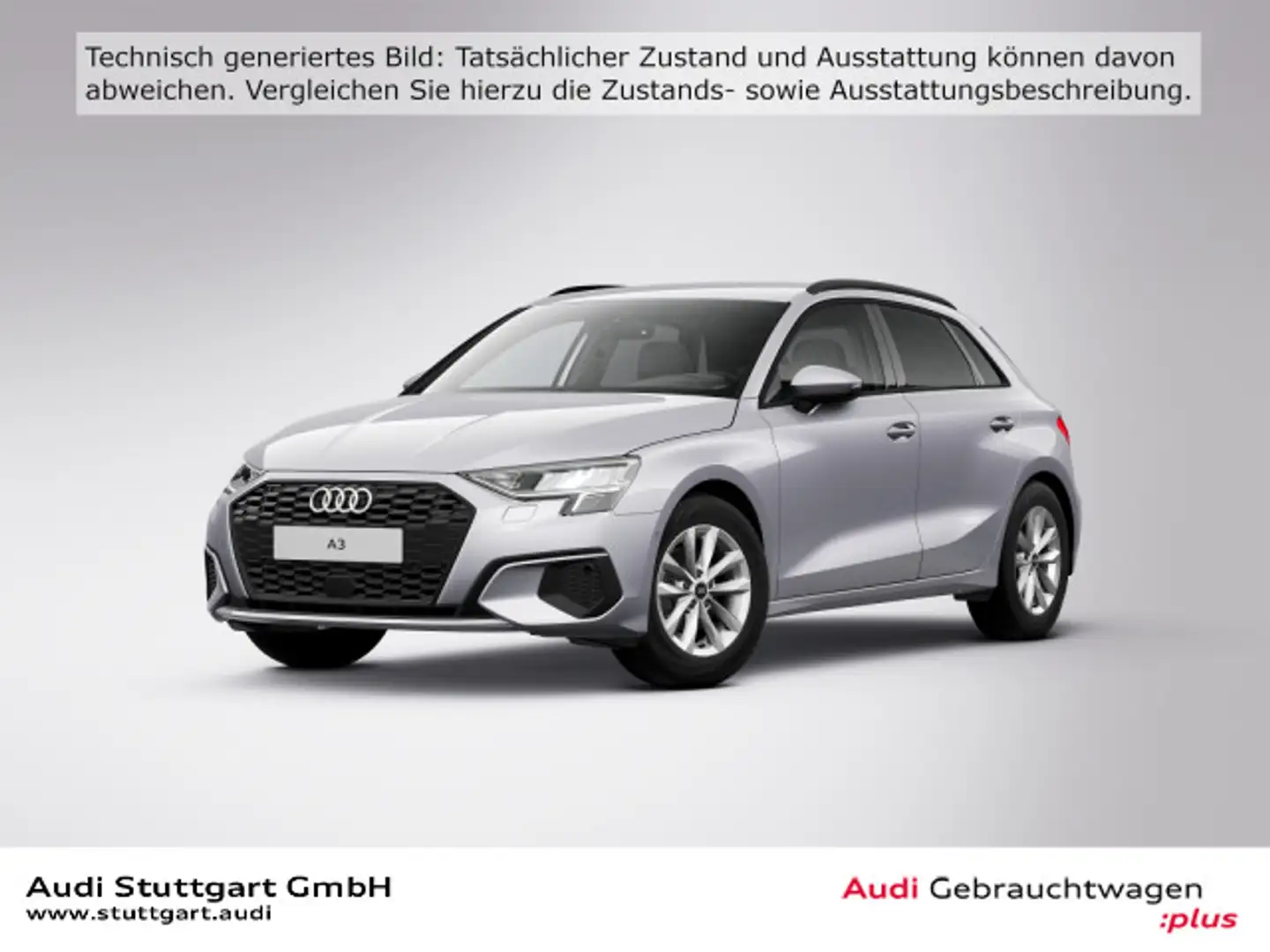 Audi A3 30 TDI 6-Gange Silber - 1