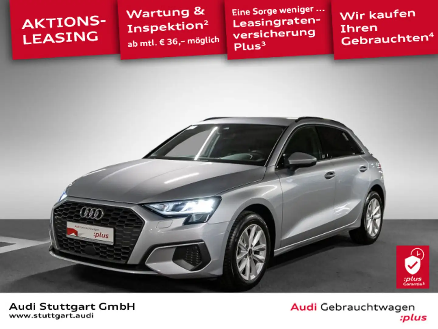 Audi A3 30 TDI 6-Gang Silber - 1