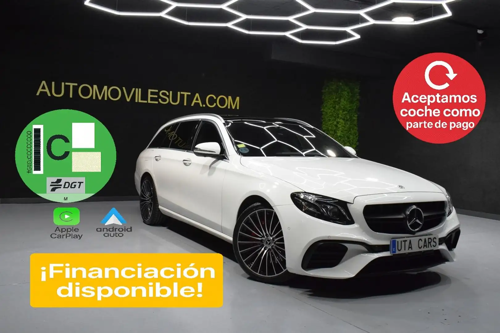 Mercedes-Benz E 400 d 4MATIC Estate familiar 340CV Blanco - 1
