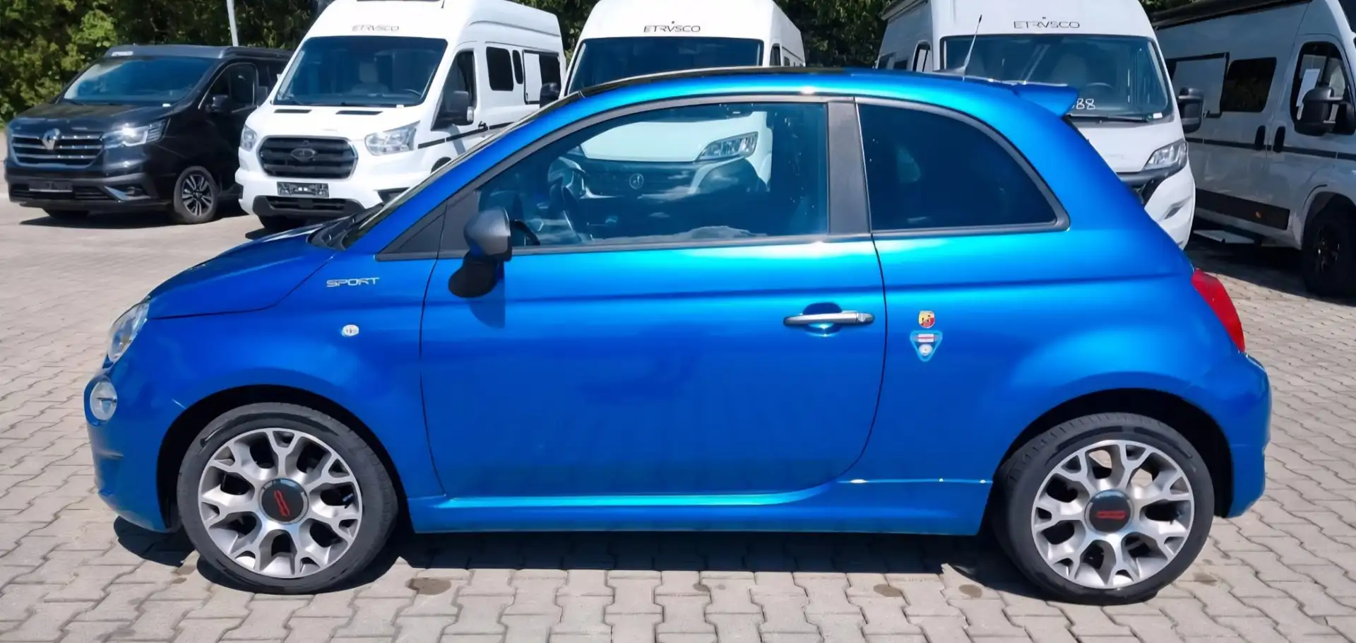 Fiat 500 1.2 Sport 69cv HB plava - 2