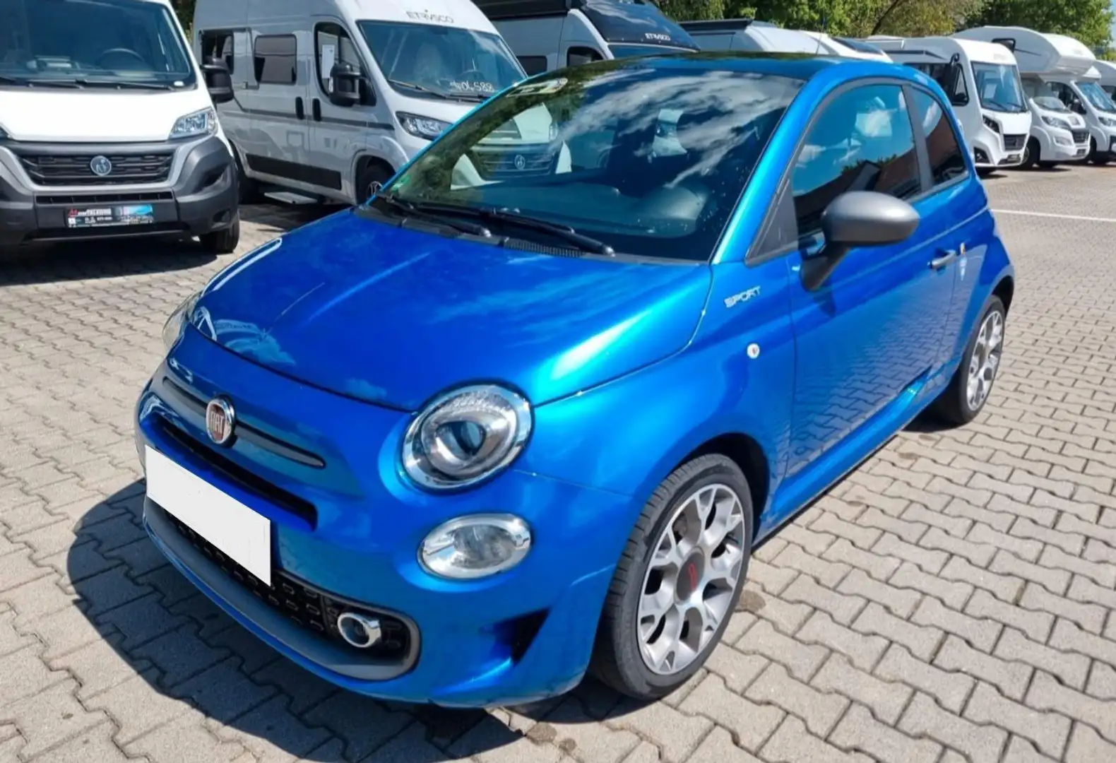 Fiat 500 1.2 Sport 69cv HB plava - 1