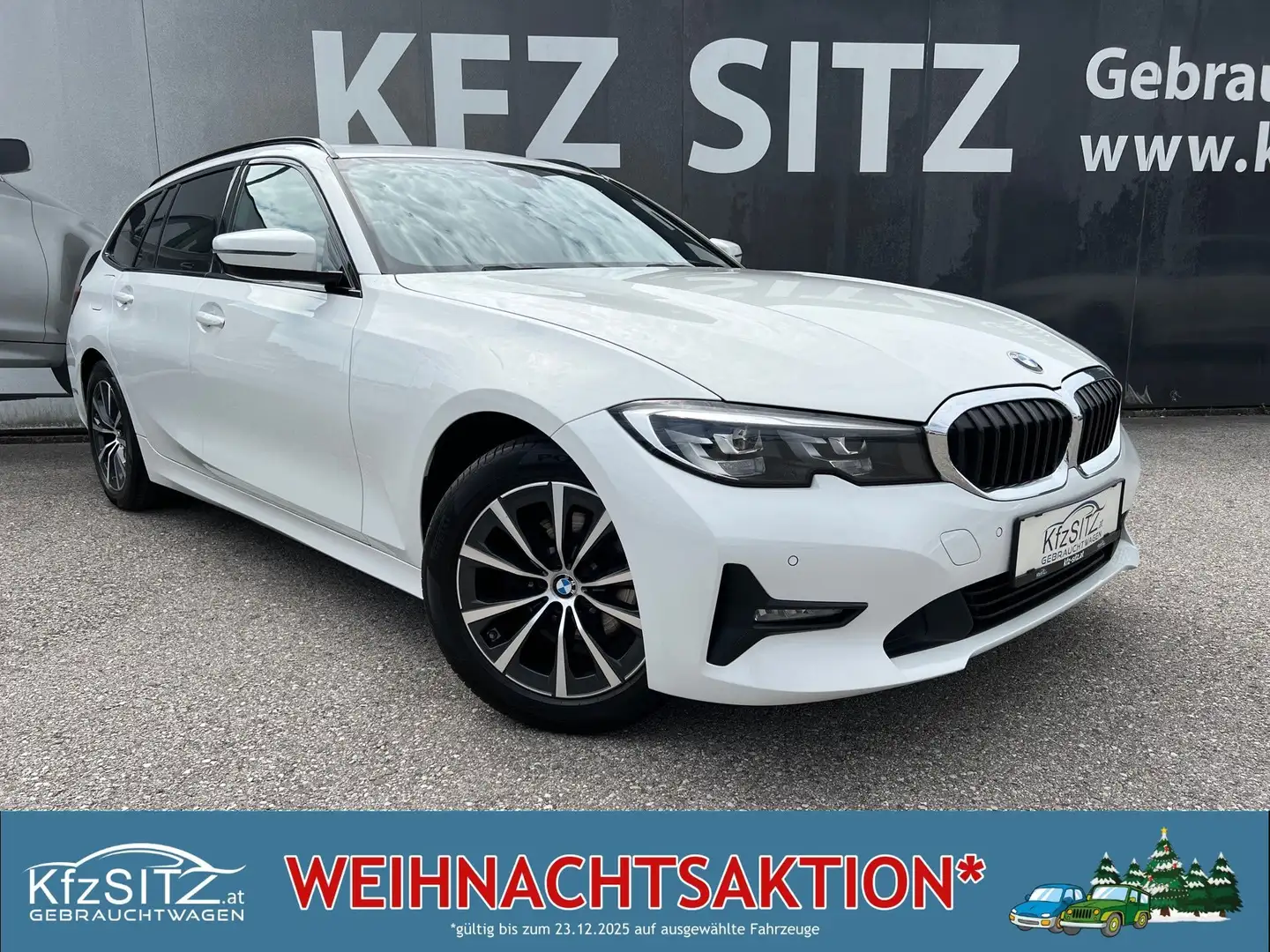 BMW 320 d Touring Aut.| SPORTSITZ*PANORAMA Weiß - 1