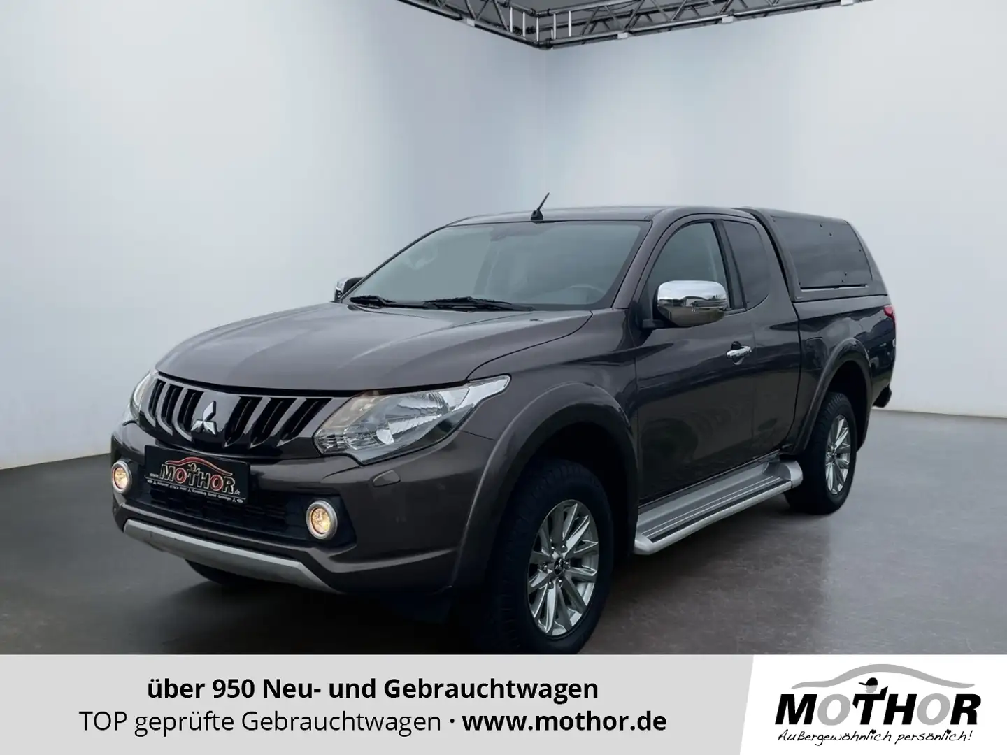 Mitsubishi L200 Plus 2,4 DI-D Club Cab TEMP DAB AHK Brun - 1