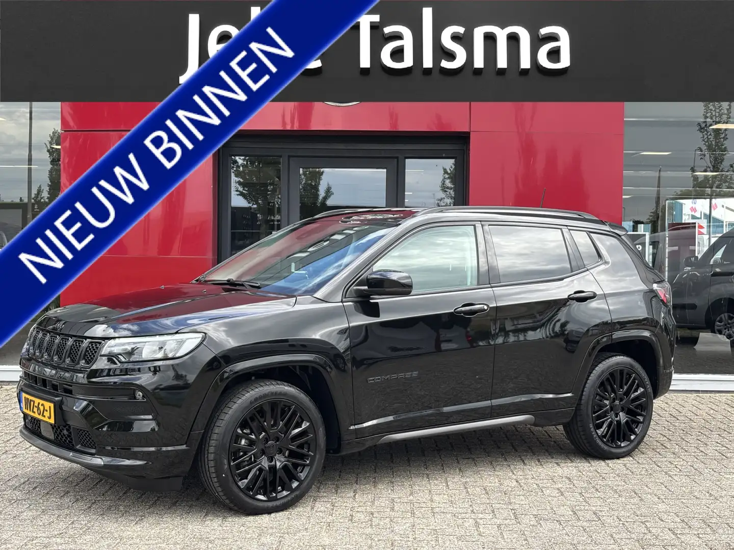 Jeep Compass 1.5T e-Hybrid 80th Anniversary | Stoel/stuurwiel v Zwart - 1