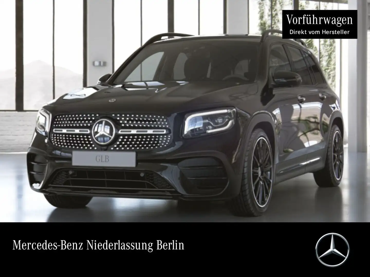 Mercedes-Benz GLB 250 4M AMG+NIGHT+PANO+360°+AHK+MULTIBEAM+HUD Negro - 1
