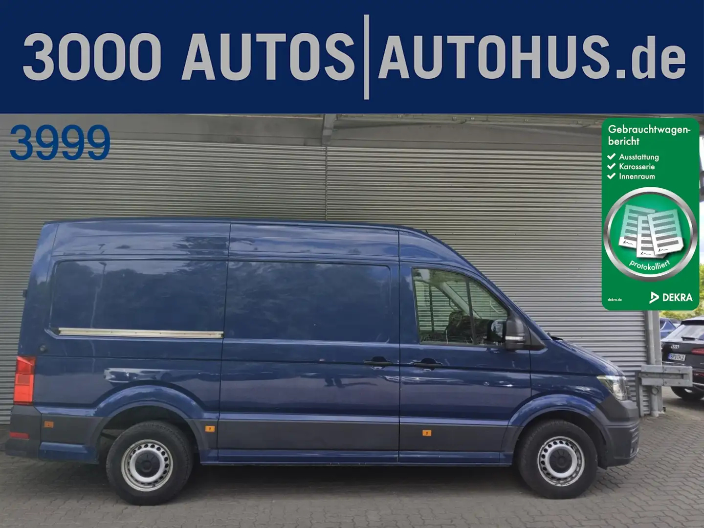 Volkswagen Crafter 35 2.0 TDI 4M Kasten L2H2 AHK StandHzg Blau - 1
