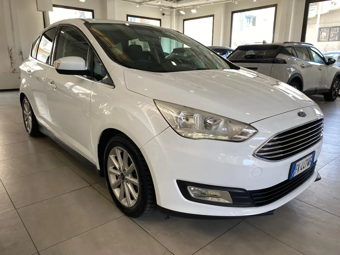 Ford C-Max C-Max 1.6 Titanium Gpl 120cv UNICO PROPRIETARIO Weiß - 2