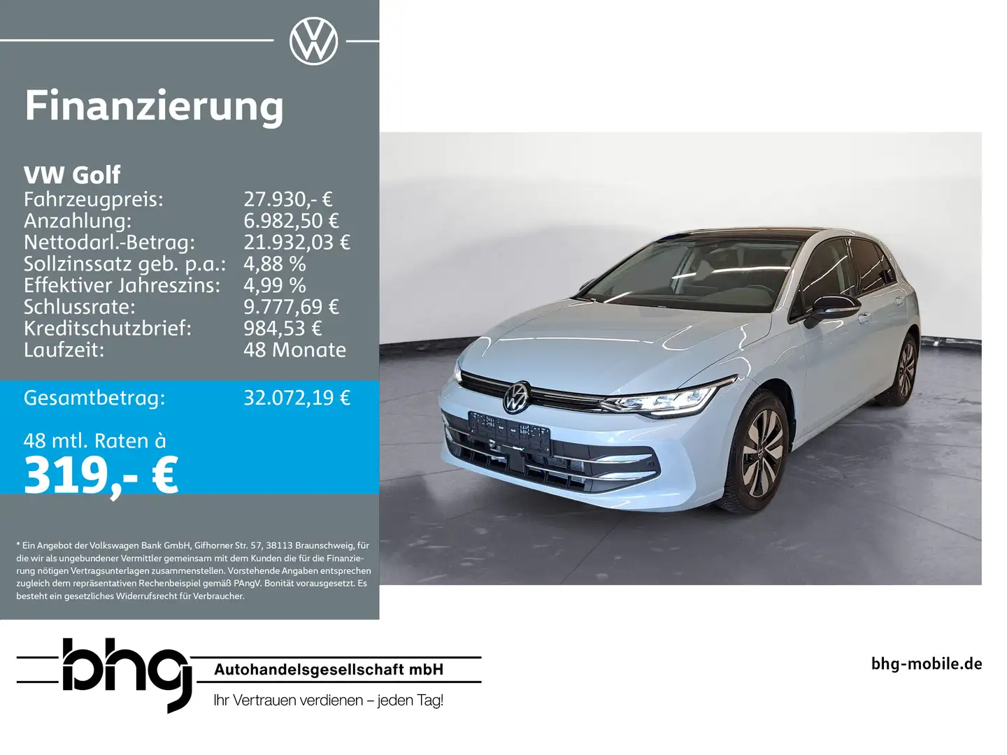 Volkswagen Golf 1.5 TSI OPF Goal Bleu - 1