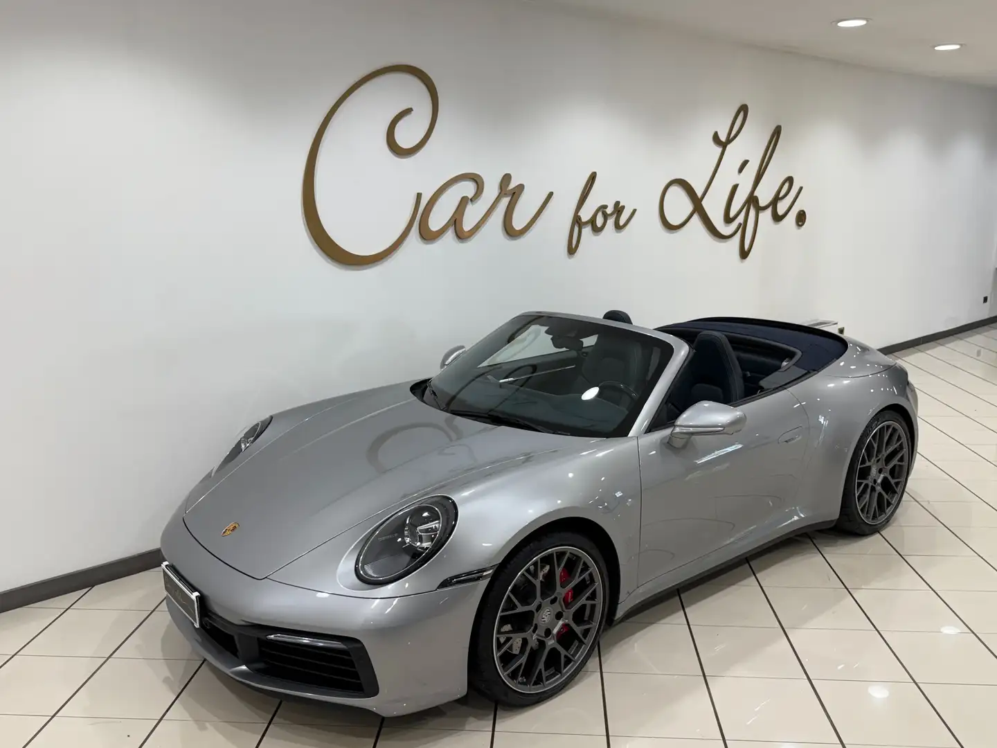 Porsche 992 Carrera 4S Cabriolet IVA ESPOSTA Stříbrná - 1