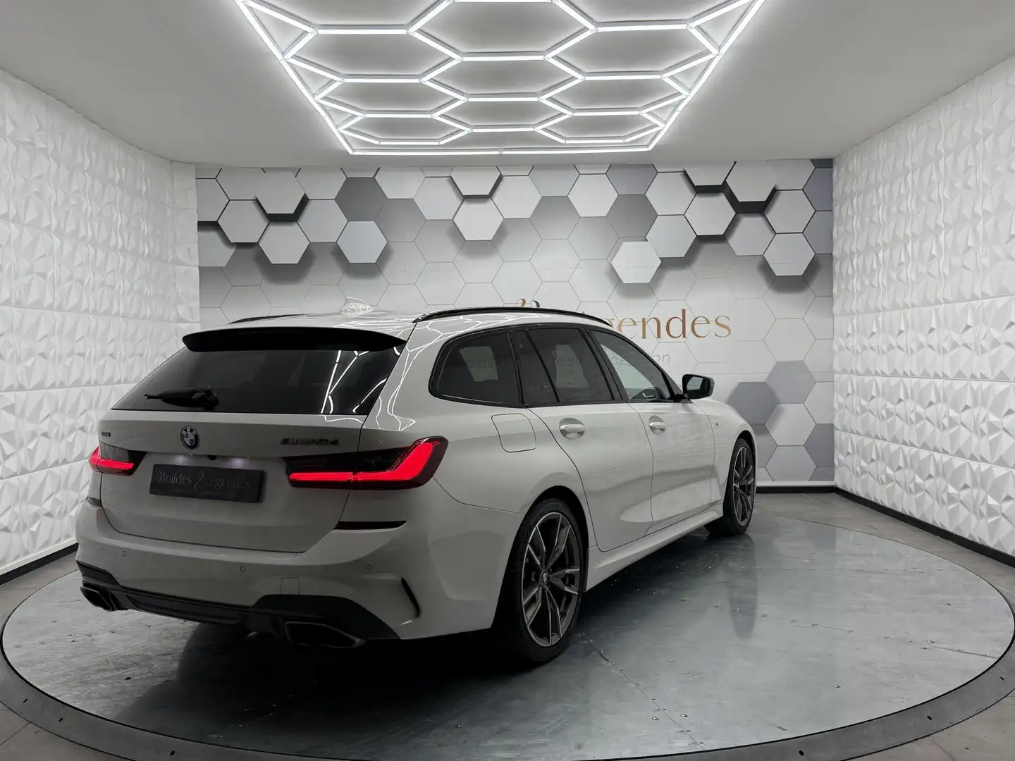 BMW 340 M340d G21 Touring - xDrive  - M-Sport - BVA - Garantie 12 mois/Laser/Attelage/100% BMW Weiß - 2