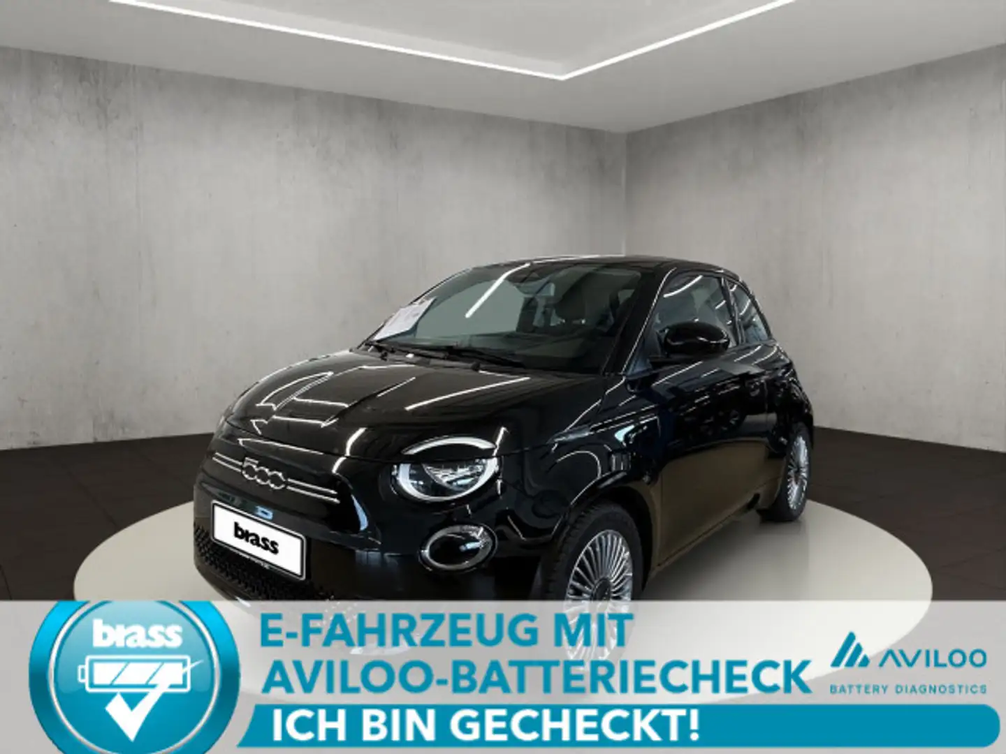 Fiat 500 Neuer Base 3 +1 Schwarz - 1