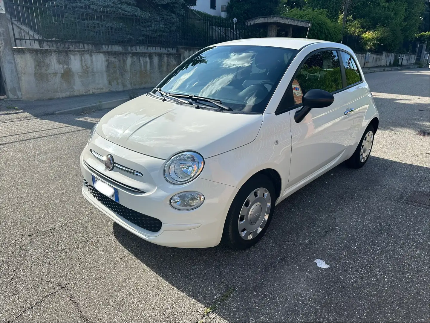 Fiat 500 1.0 hybrid Cult 70cv Wit - 1