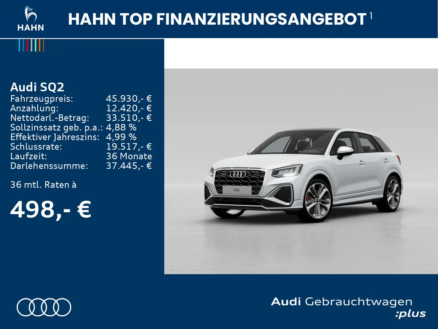 Audi SQ2 TFSI quattro Sonos Virtual Leder CAM Pano Na Blanc - 2