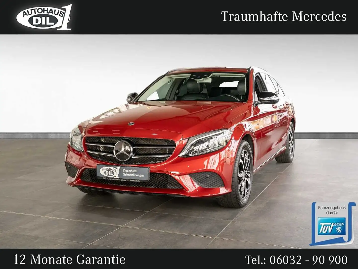 Mercedes-Benz C 200 T 4Matic 9G-Tronic *AHK*RFK*DISTR.+*NIGHT* Rood - 1