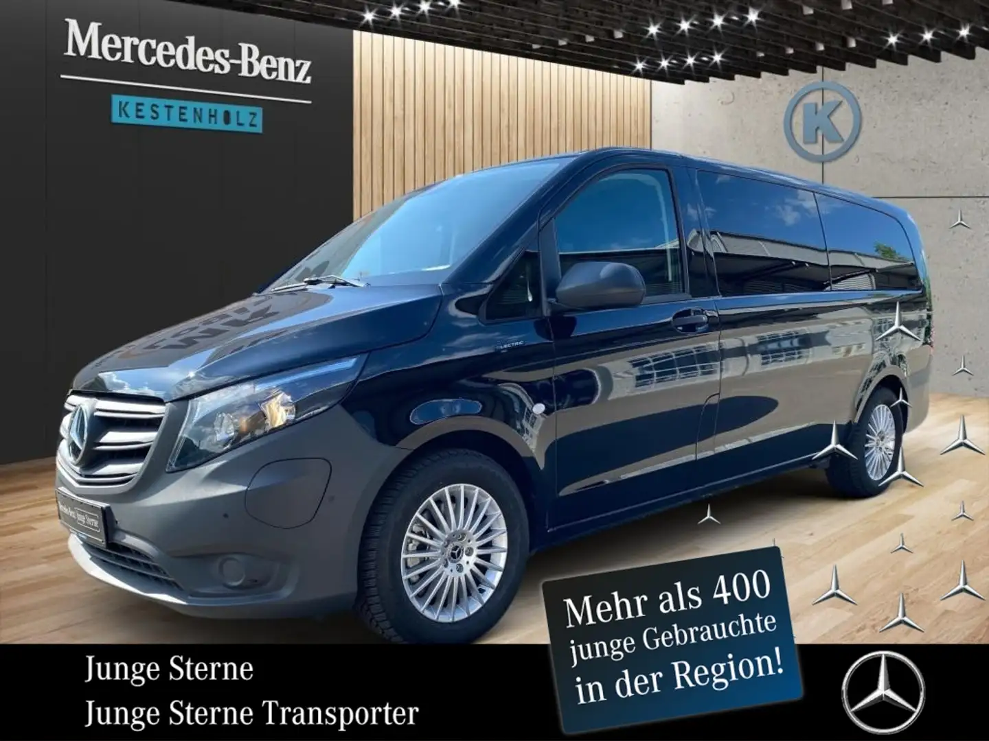 Mercedes-Benz Vito e 129 Tourer PRO Extralang *NAVI*KAM*STHZ* Negro - 1