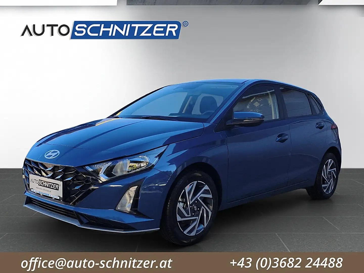 Hyundai i20 1,0 T-GDI Smart Line P7/O3 Blau - 1