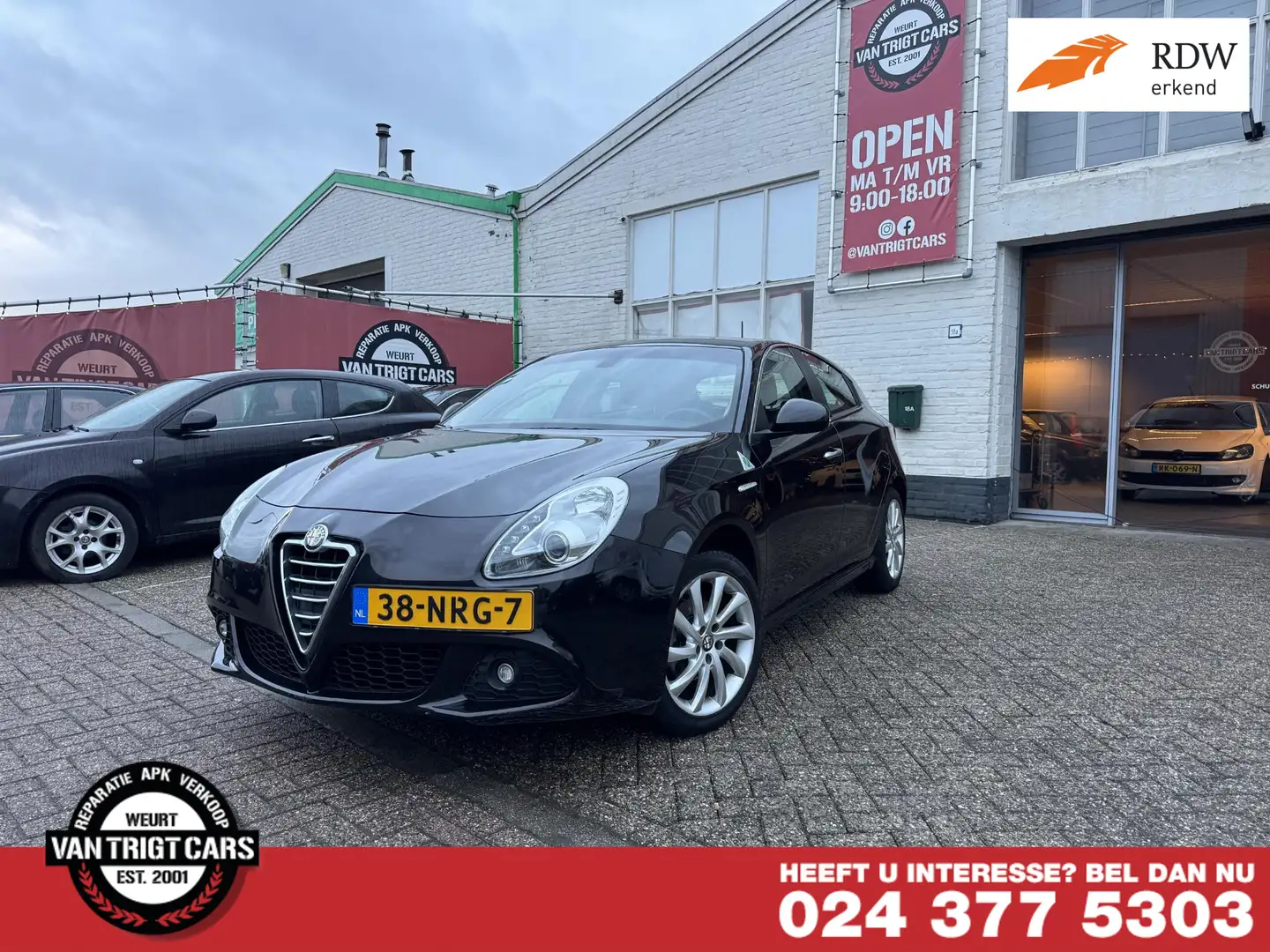 Alfa Romeo Giulietta 1.4 T Distinctive NAP - 1e eigenaar Noir - 1