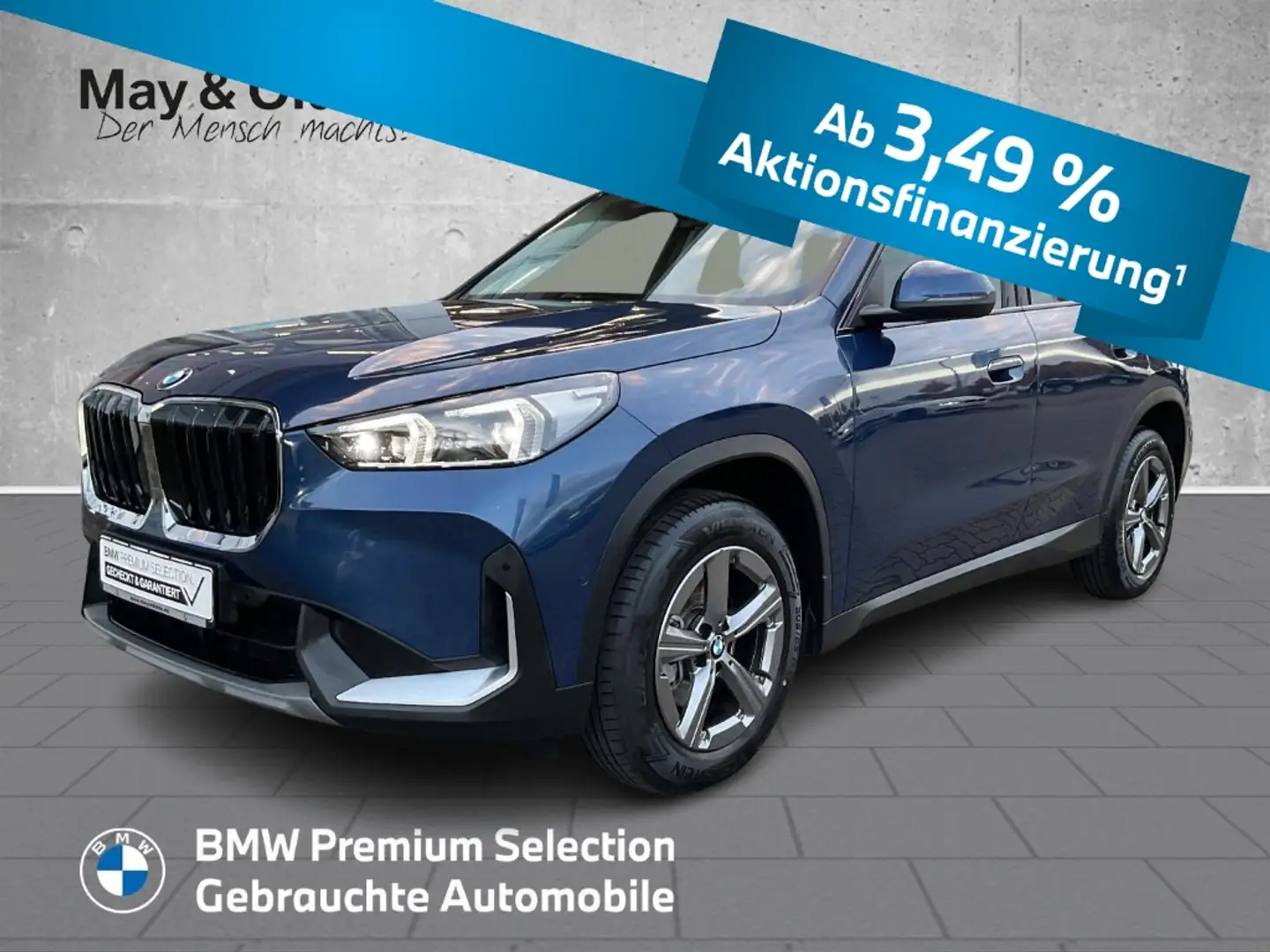 BMW X1 sDrive18d AHK Navi Adaptiv-LED Klima Sitzhz Komfor Blau - 1