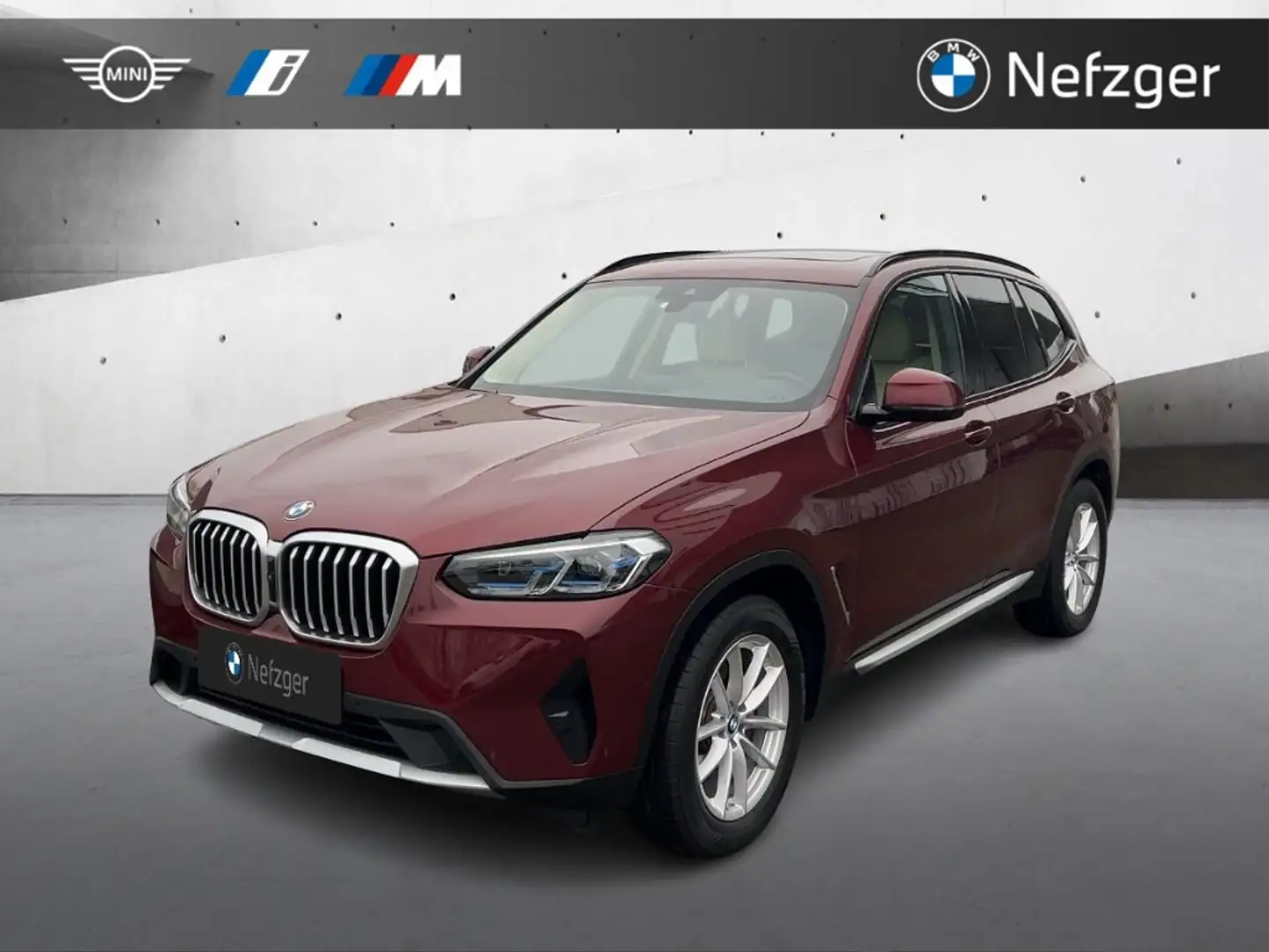 BMW X3 xDrive20d Park-Assistent AHK PANO LASER Rot - 1