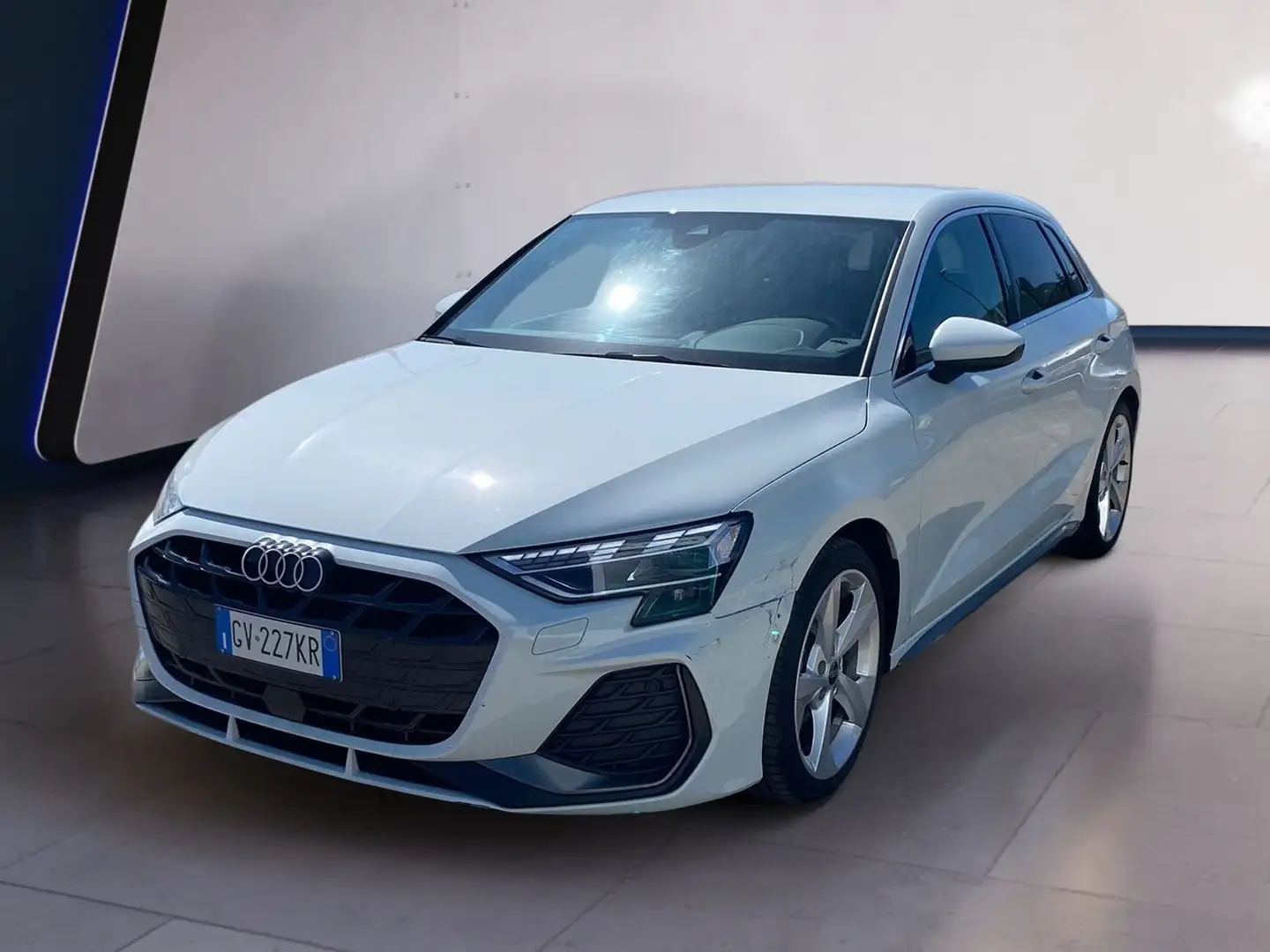Audi A3 sportback 2.0 tdi s line edition 150cv s-tronic Blanc - 1