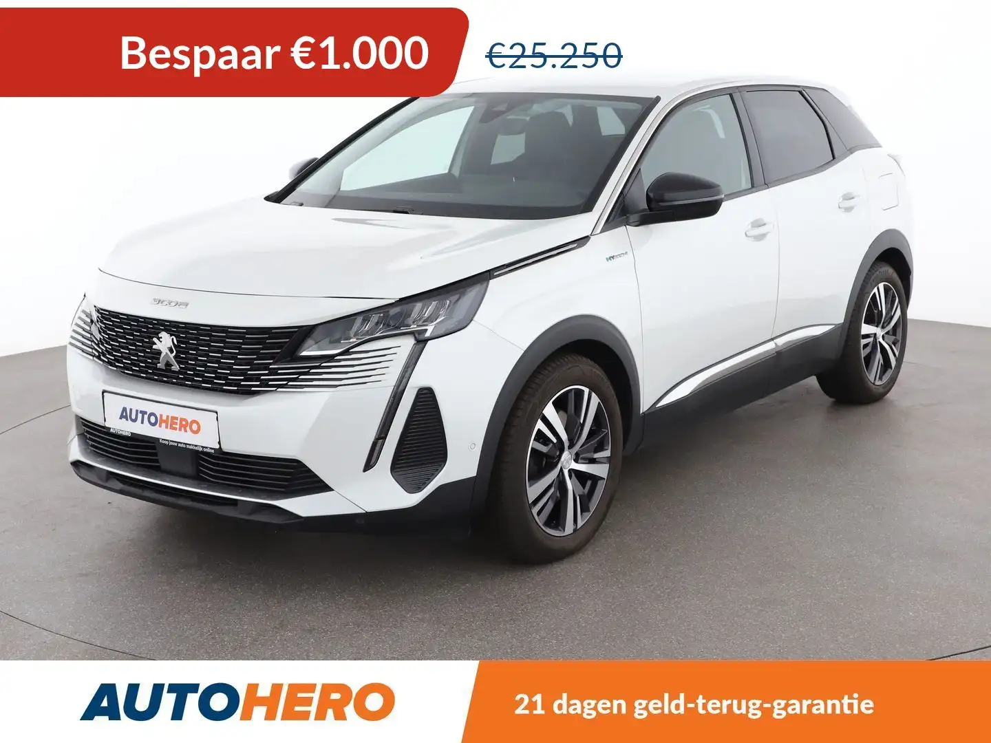 Peugeot 3008 1.6 Hybrid 4 Allure Pack Biały - 1