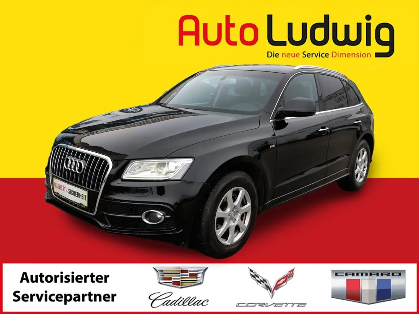 Audi Q5 2,0 TDI*S-LINE*PARKASSIST*XENON*SHZ*TEMPOMAT* Schwarz - 1