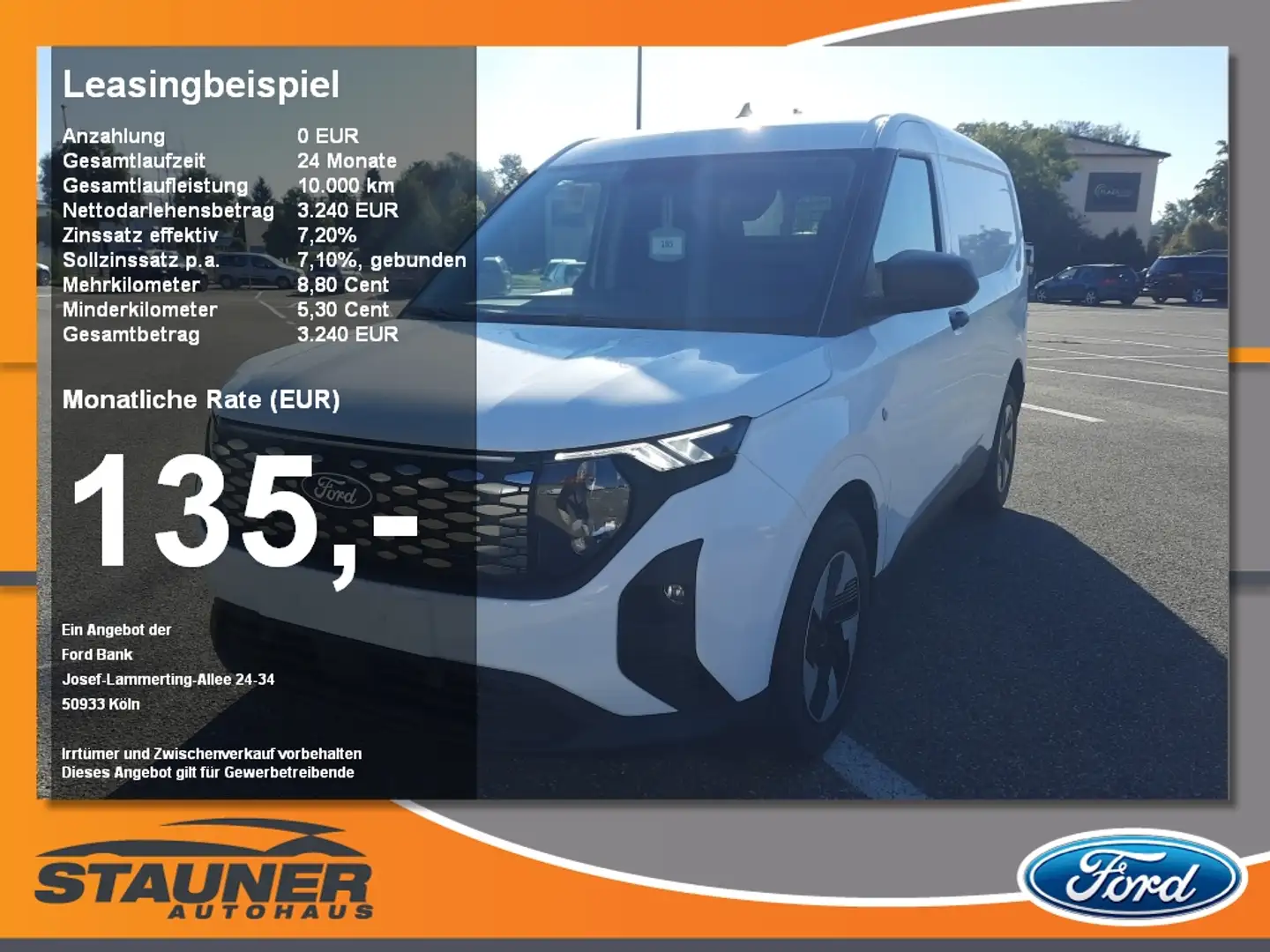 Ford Transit Courier Trend PDC Rückfahrkamera Blanc - 1