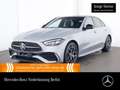 Mercedes-Benz C 200 4M AMG+NIGHT+360+BURMESTER+TOTW+KEYLESS+9G Zilver - thumbnail 1