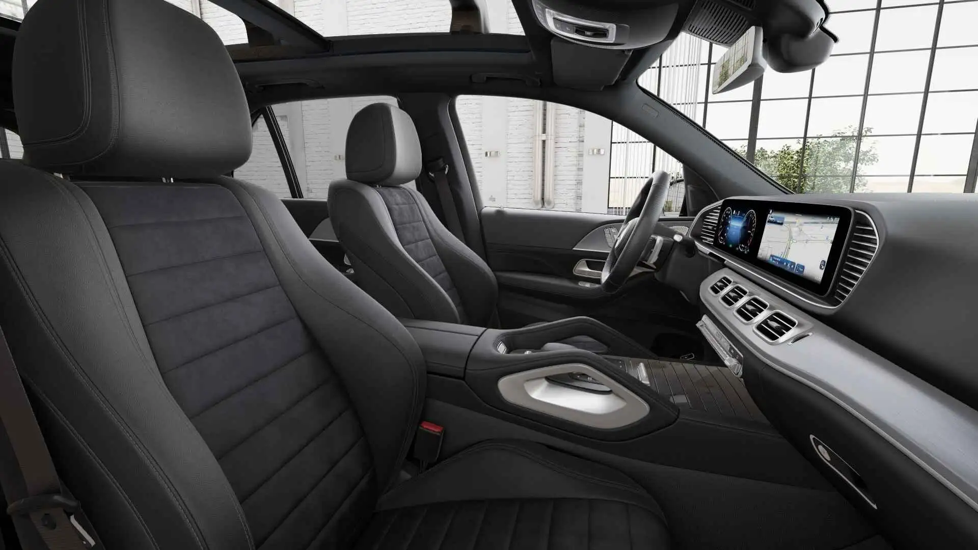 Mercedes-Benz GLE 400 e 4MATIC AMG Line | Panoramisch Dak | Trekhaak | N Bleu - 2