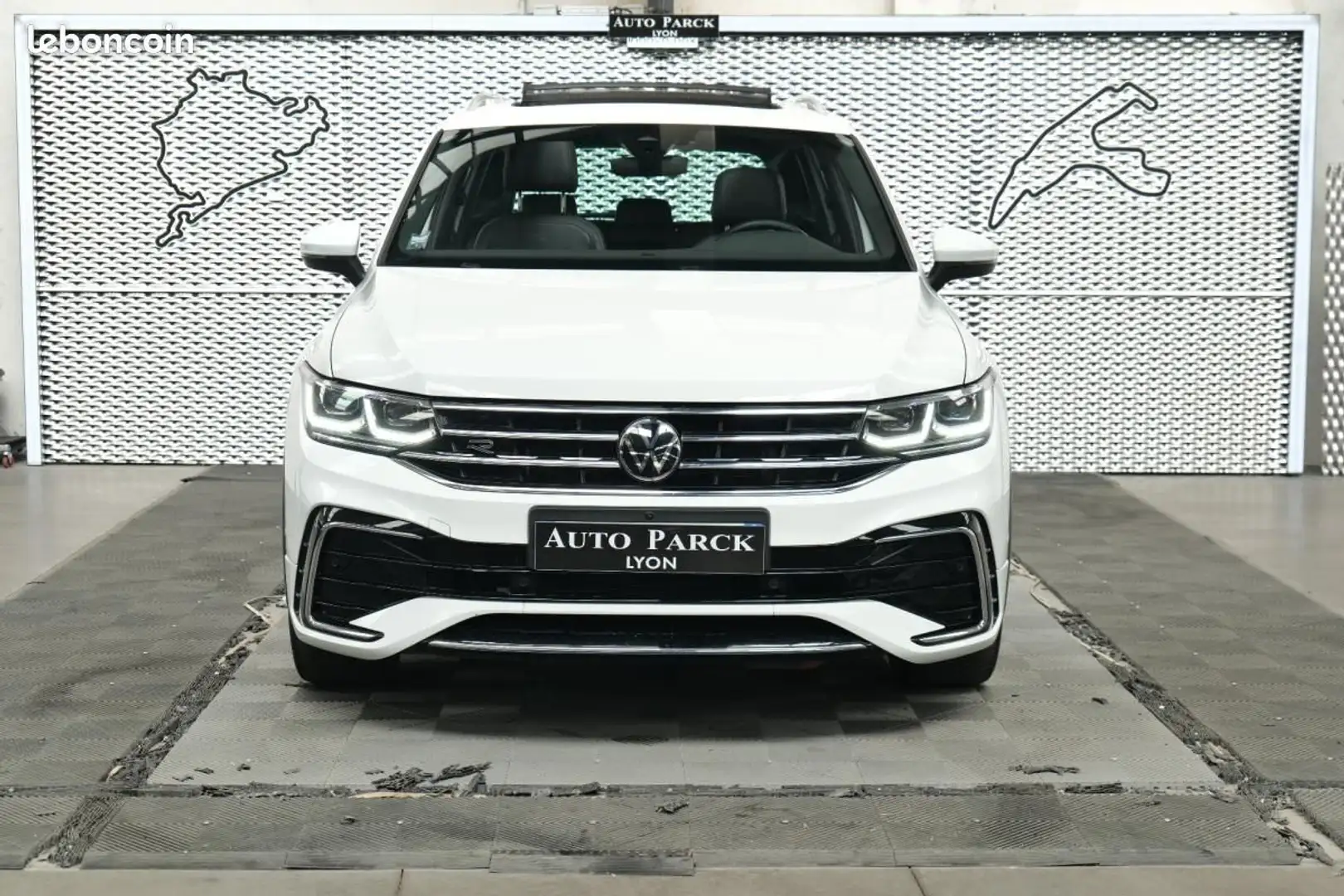 Volkswagen Tiguan HYBRID 245CH DSG6 R-LINE EXCLUSIVE 1°MAIN FRANCAIS TVA RECUPERABLE LOA-LLD-CR... Blanc - 2