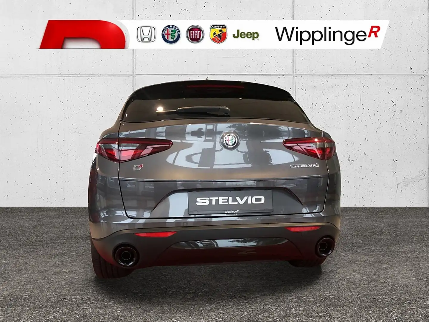 Alfa Romeo Stelvio Super + Sprint Paket 2,0 16V 200 AT8 Q4 Grau - 2