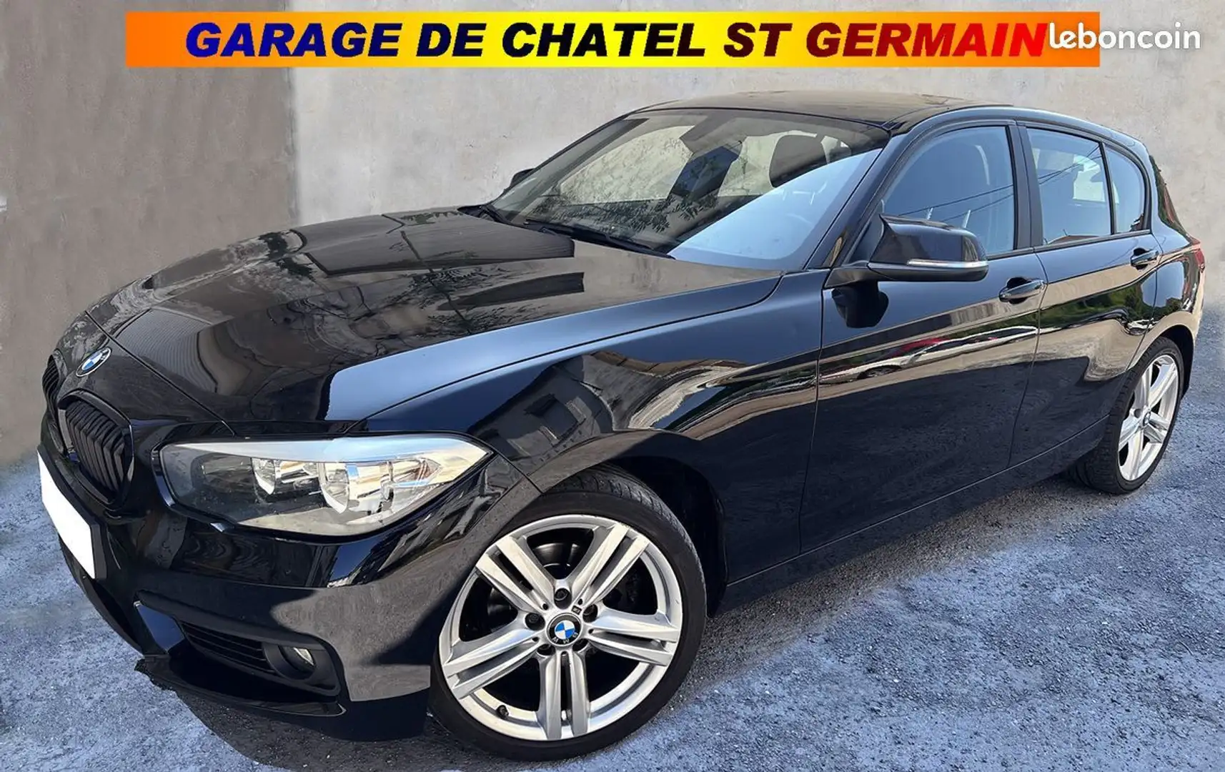 BMW 118 118i 136 ch Business 5p Garantie 12 Mois Noir - 1